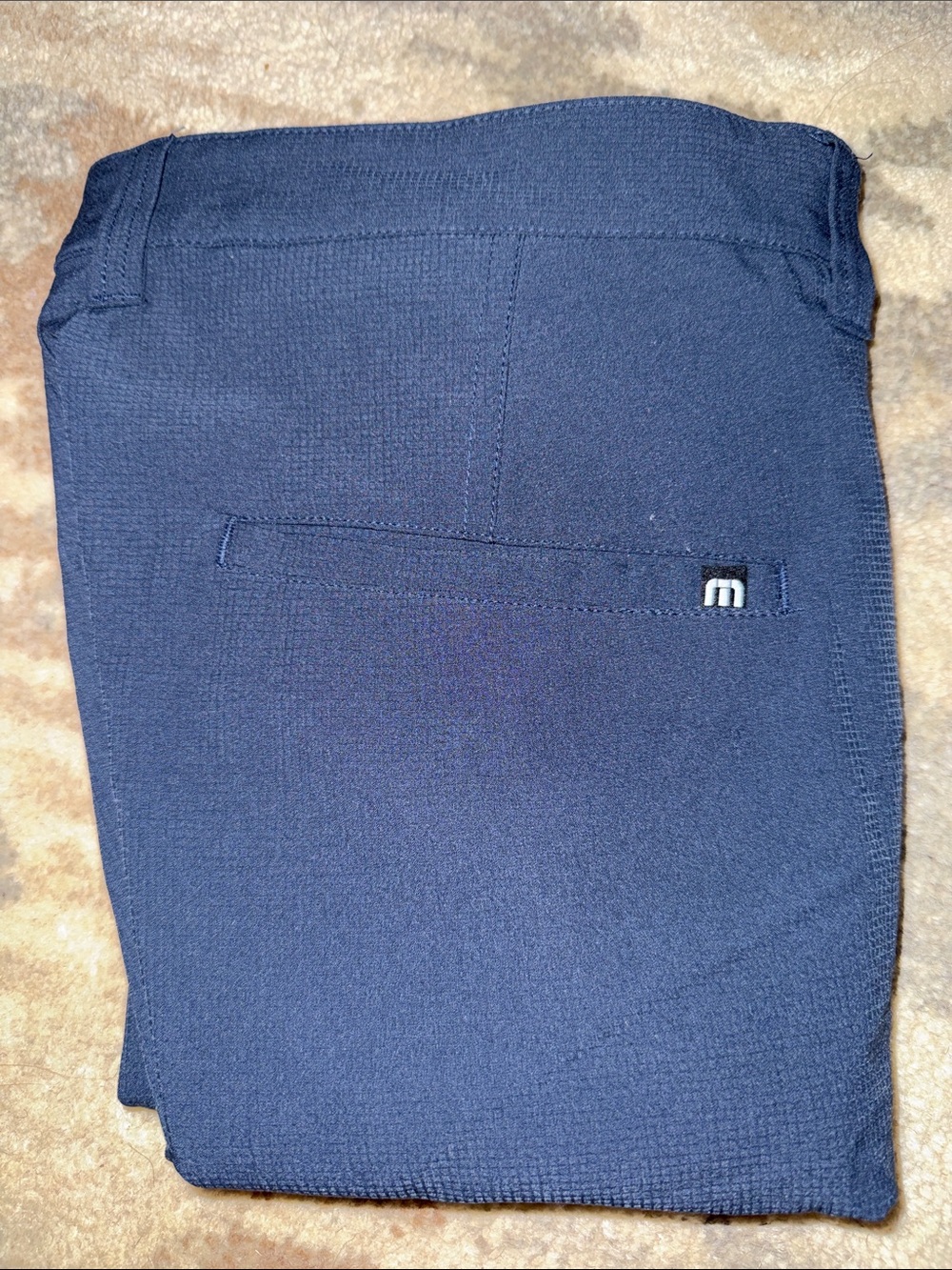 Travis Mathew Navy Golf Shorts 34